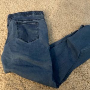 DENIM&CO dark blue skinny jeans